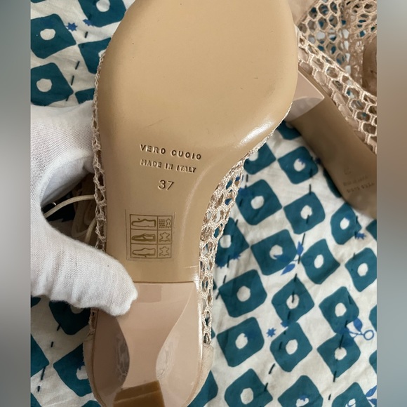 NWOT Pancaldi for Diane B Summer Booties Cream Made in Italy 37 - Picture 3 of 5